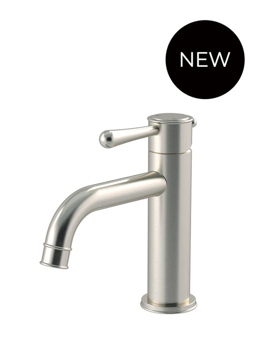 Meir Harrington Short Basin Mixer Brushed Nickel