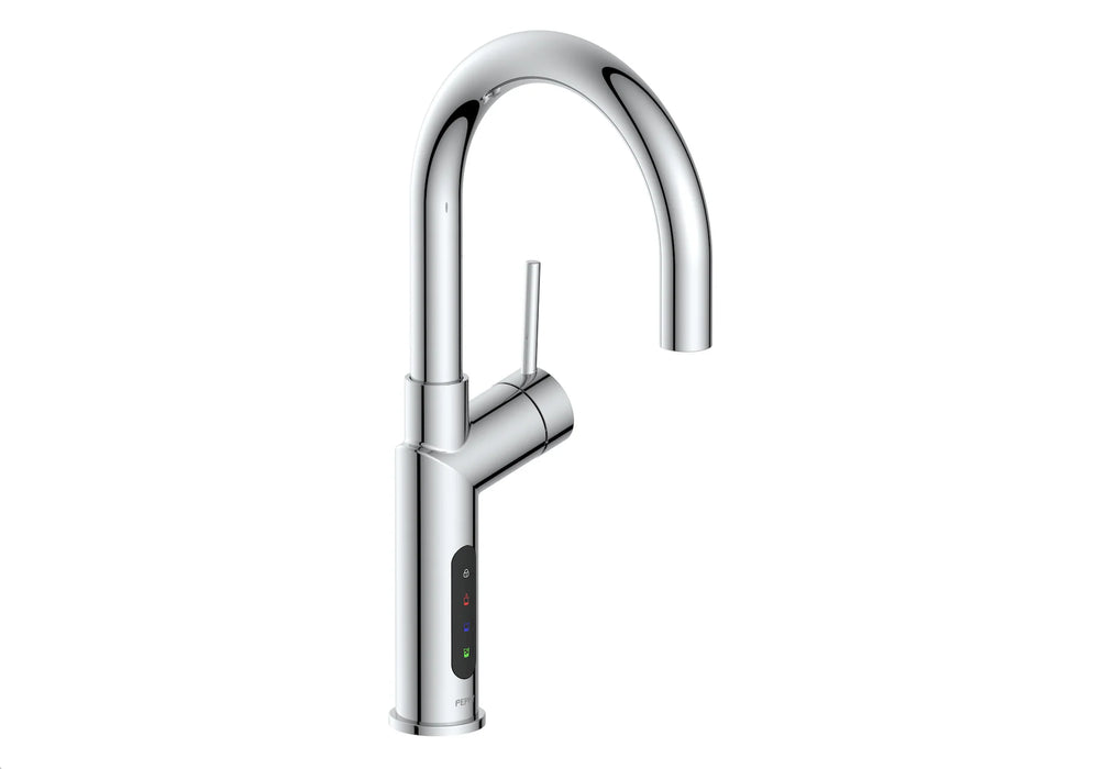 Peppy Taps Signature 5in1 Touch Control Boiling Chilled Soda Kitchen Mixer - Chrome