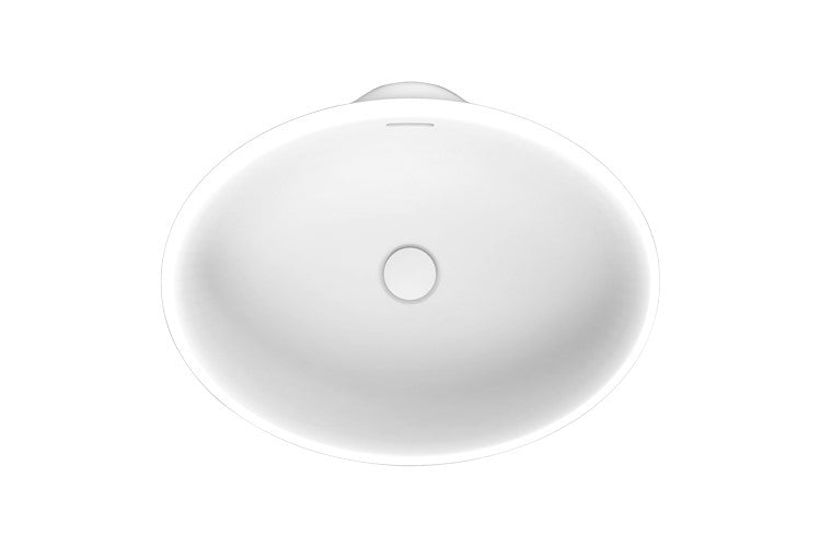 Adp Ozera Semi-Inset Basin. Matte White