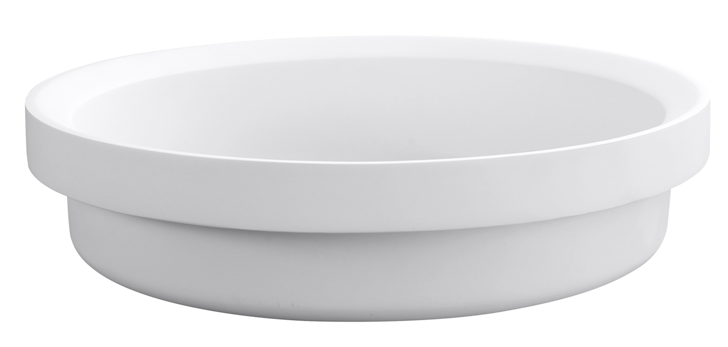 Bella Vista Calypsa Semi-Inset Basin 430 x 430 x 135mm Matte White