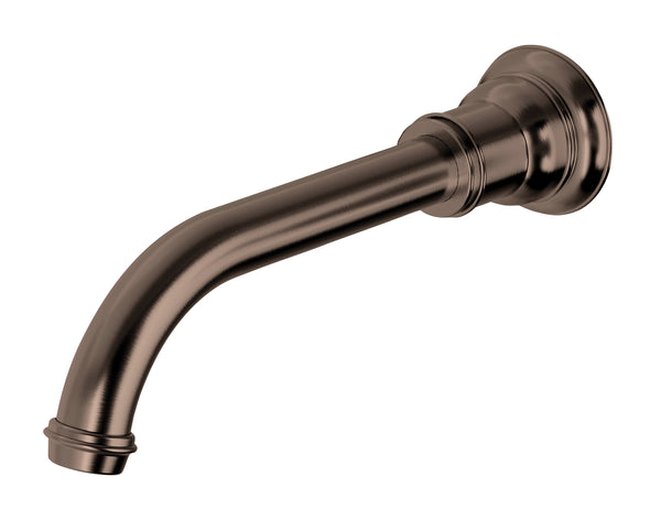 Phoenix Cromford Wall Basin / Bath Outlet, Brushed Bronze (Lead Free)