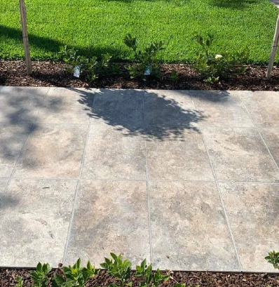 400x600x20 Silver Travertine Porcelain Paver [0.48m2]