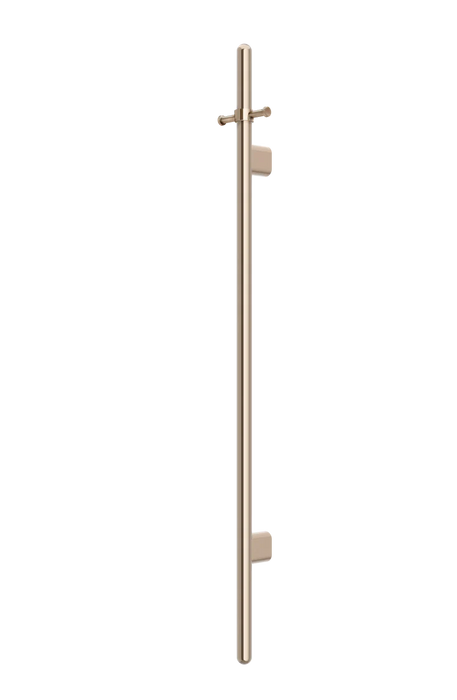 Meir Heated Vertical Towel Rail, Champagne