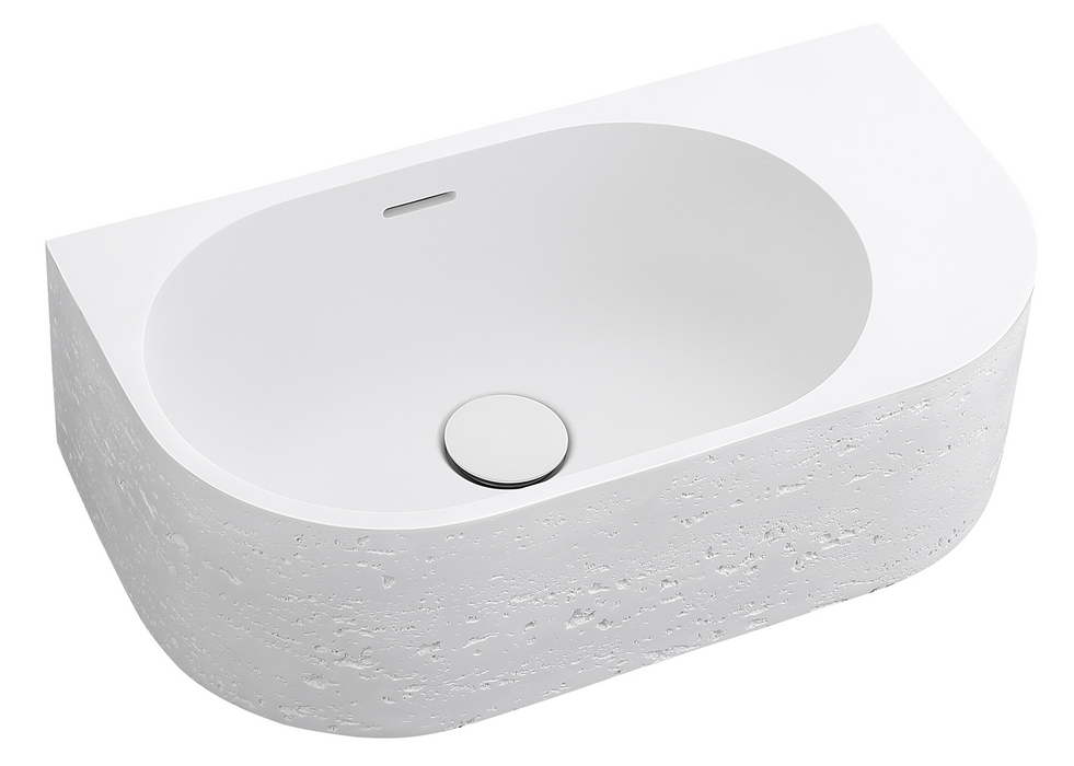 Bella Vista Elysia Basin 500 x 275 x 150mm (Right-Hand) Neige