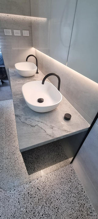 600x600 Kempsey White Matt Pressed Edge [1.44m2]