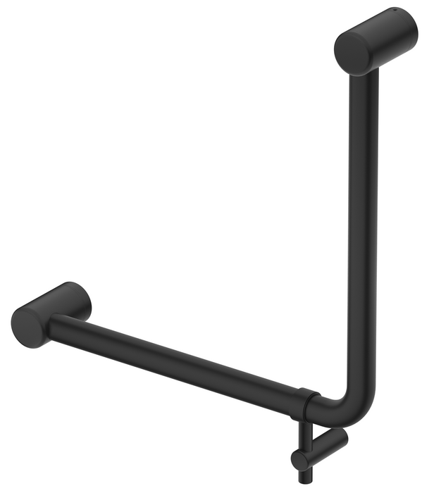 Mica Care AMB 450x450mm - 90 Degree Grab Rail - Black