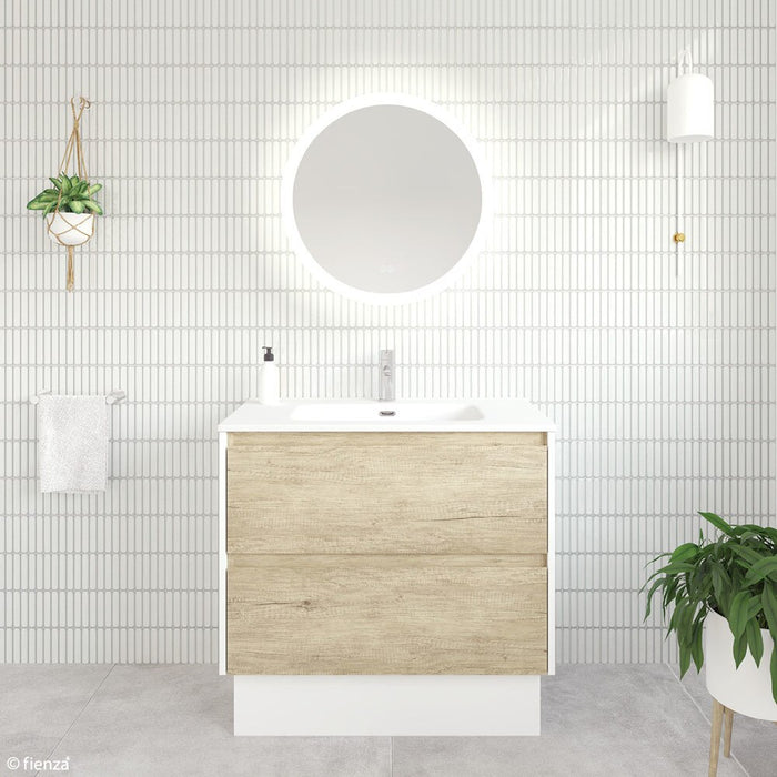 Fienza Kaya Round Led Mirror With Touch Sensor & Demister