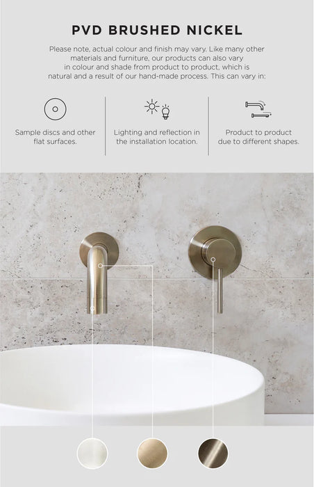 Meir Universal All-in-one Pop up Waste Bath & Basin, Brushed Nickel