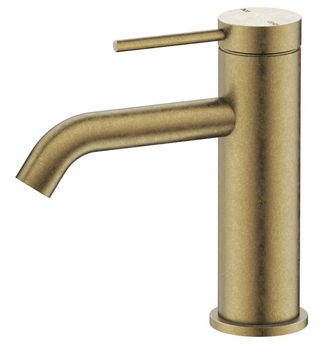 Bella Vista Mica LVB Basin Mixer (Curved Spout) Living Brass