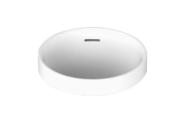 Adp Luka Semi-Inset Basin, Gloss White