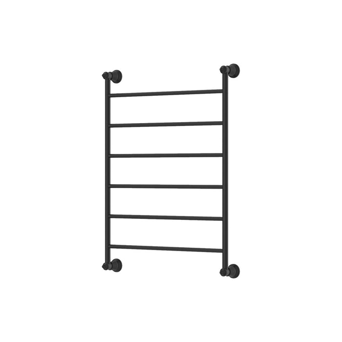 Fienza Lillian Heated Towel Rail (6 Bars) 600x800mm, Matte Black