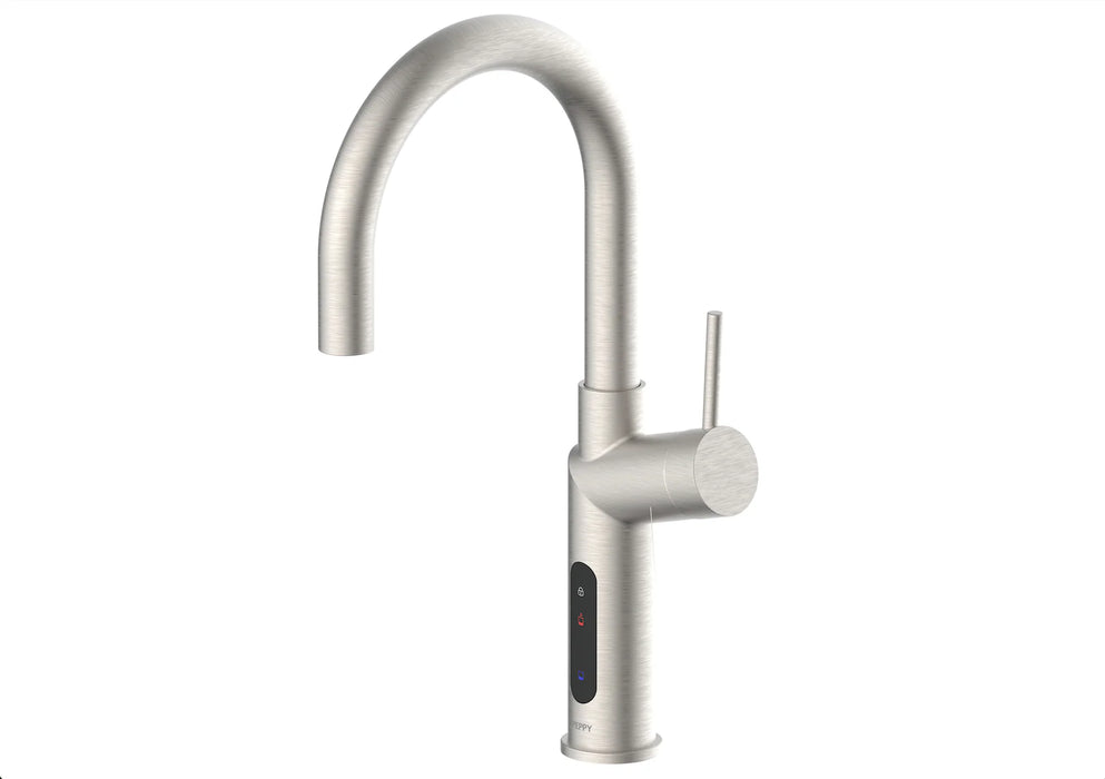 Peppy Taps Signature 4in1 Touch Control Boiling Chilled Kitchen Mixer - Brushed Nickel
