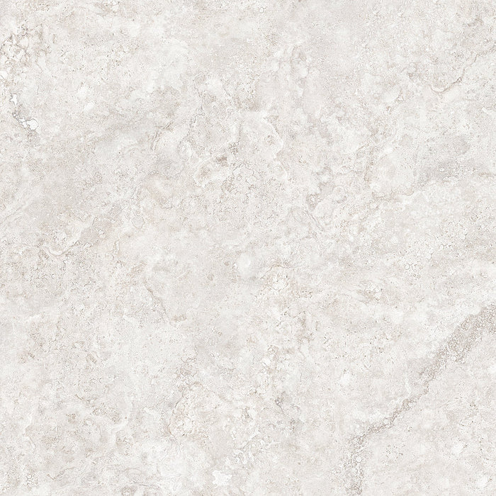 600x600 Travertine Stone Silver Soft Lappato Stone Look Porcelain Tile [1.44m2]
