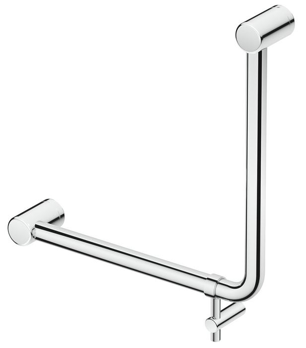 Mica Care AMB 450x450mm - 90 Degree Grab Rail - Chrome