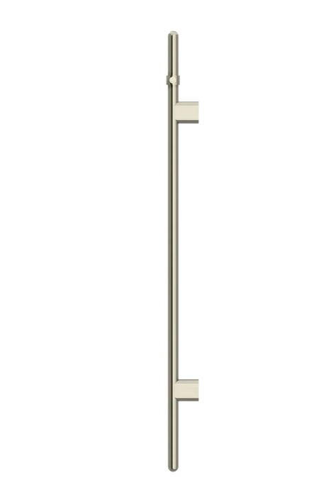 Meir Heated Vertical Towel Rail, Brushed Nickel