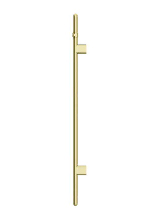 Meir Heated Vertical Towel Rail, Tiger Bronze