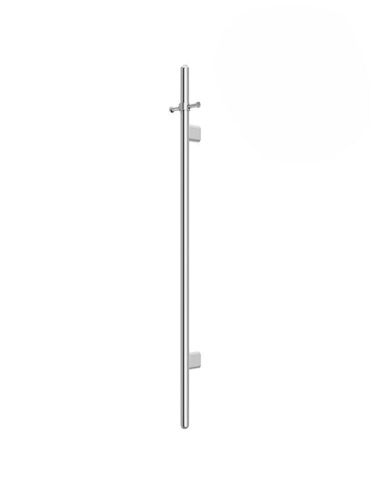 Meir Heated Vertical Towel Rail, Chrome
