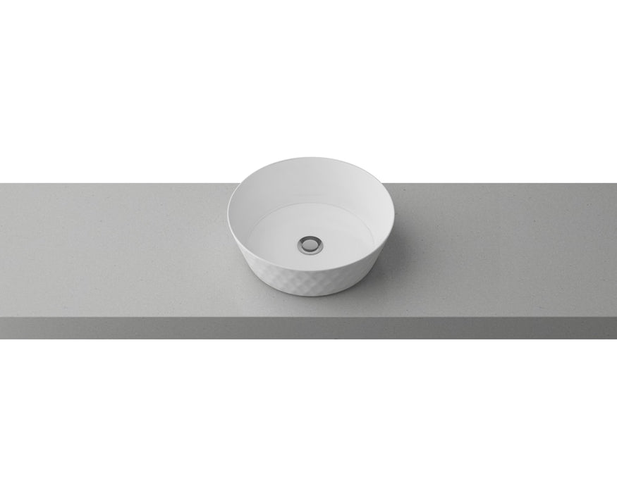 Diamond Basin 360mm White Gloss
