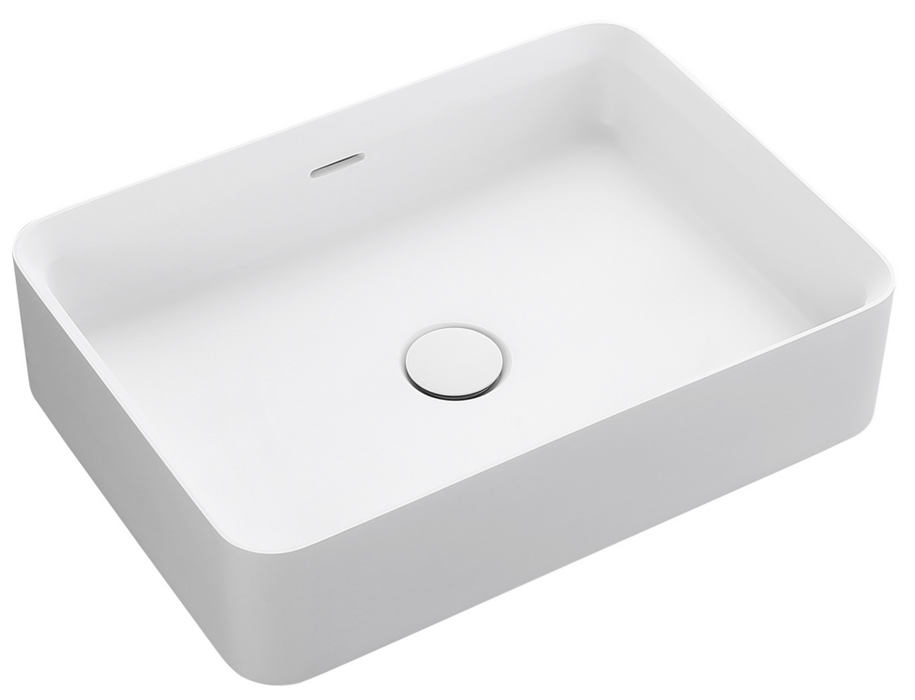 Bella Vista Astera Basin 500 x 360 x 120mm Matte White