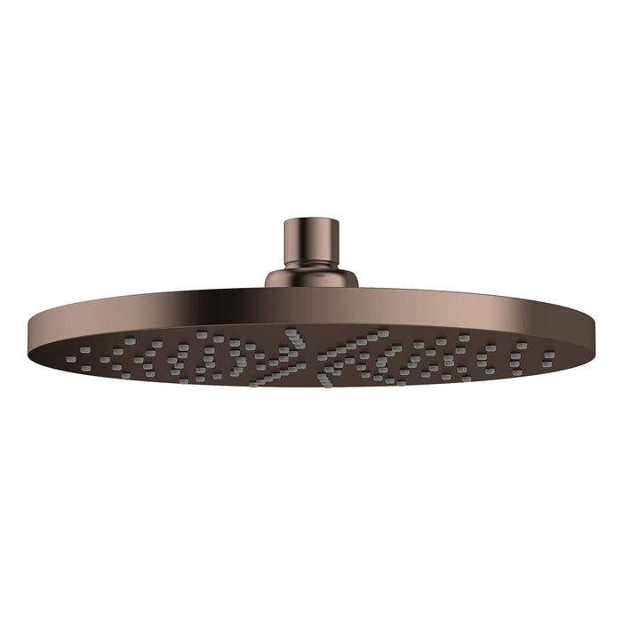 Phoenix Vivid Shower Rose 230mm Round Brushed Bronze