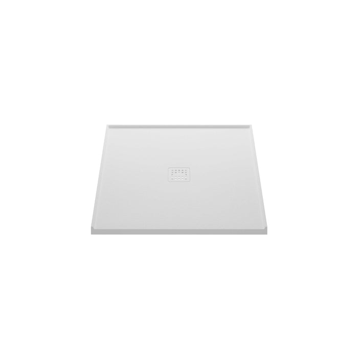Domus Living 912x912 Pietra Bianco Shower Floor - 3 Lips - Alcove