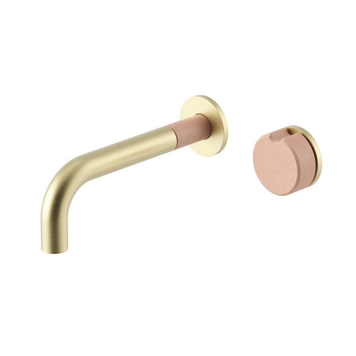 Meir X Nood Co. Alchemy Progressive Combination Wall Mixer Tiger Bronze / Blush Pink