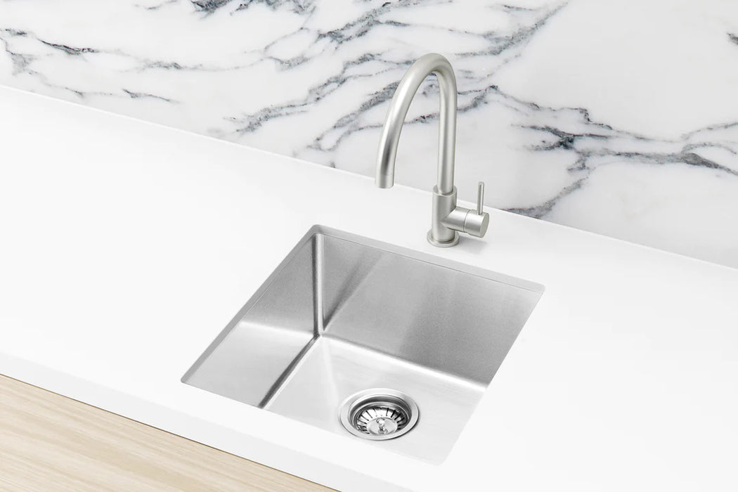 Meir Lavello Laundry Sink, Single Bowl 440 x 440, Stainless Steel
