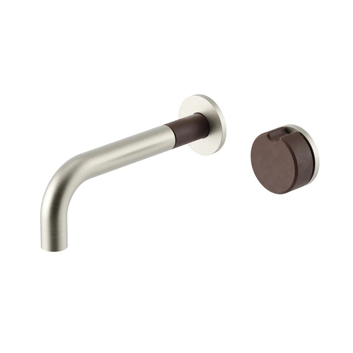 Meir X Nood Co. Alchemy Progressive Combination Wall Mixer Brushed Nickel / Slate