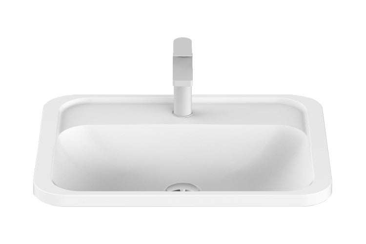 Adp Strength UnderCounter/Inset Basin, Matte White