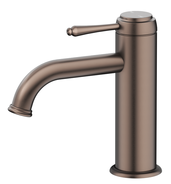 Bella Vista Mica Heritage Basin Mixer Dusk Bronze