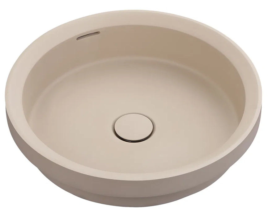 Bella Vista Calypsa Semi-Inset Basin 430 x 430 x 135mm Latte
