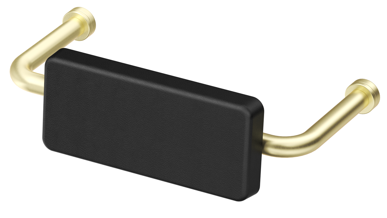 Mica Care DDA Backrest - Black Cushion - French Gold (BOM)