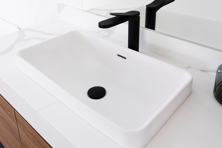 Adp Zeya Semi-Inset Basin, Gloss White