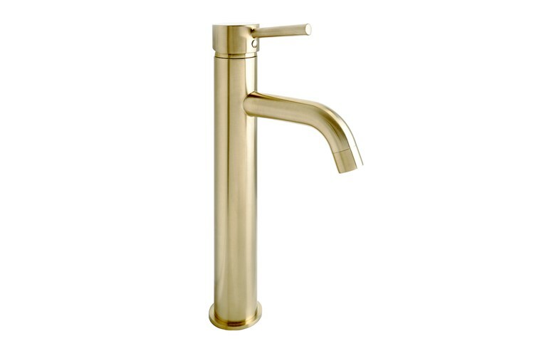 Adp Bloom Extended Basin Mixer, Brushed Brass