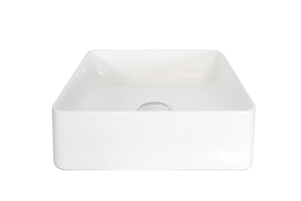 Adp Malo Above Counter Basin, Gloss White