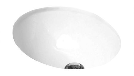 Adp Oval Under Counter Basin, Gloss White