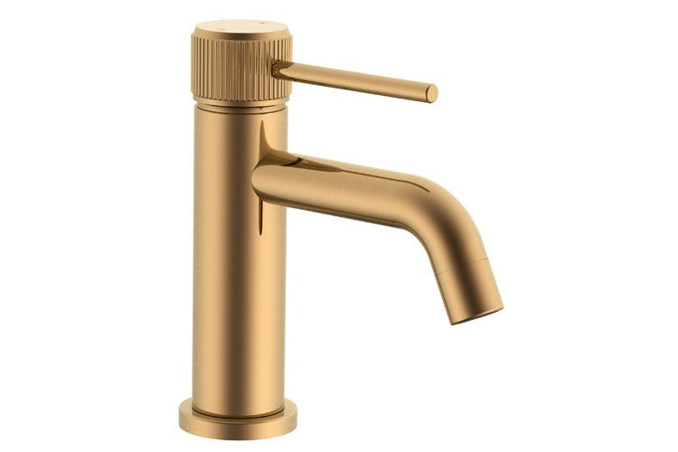 Adp Soul Groove Basin Mixer, Brushed Brass