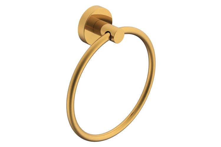 ADP Soul Hand Towel Ring, Brushed Brass