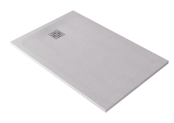 Domus Living 900x1200 Pietra Shower Floor, Bianco