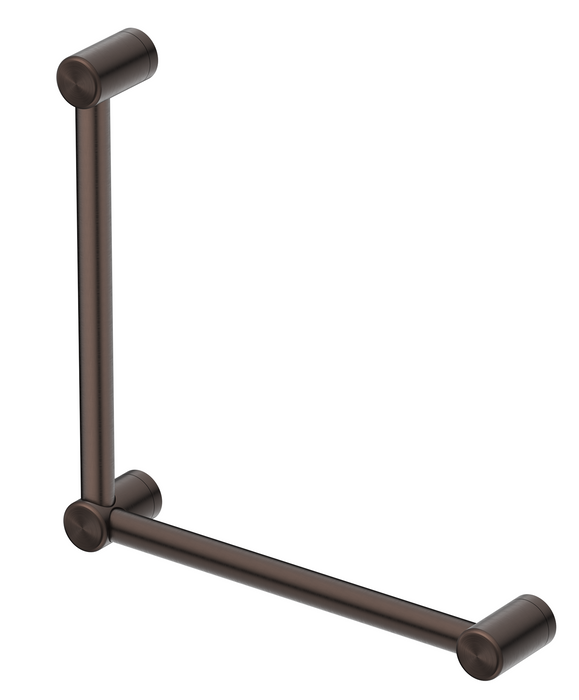Mica Care DDA 450x450mm - 90 Degree Grab Rail - Dusk Bronze