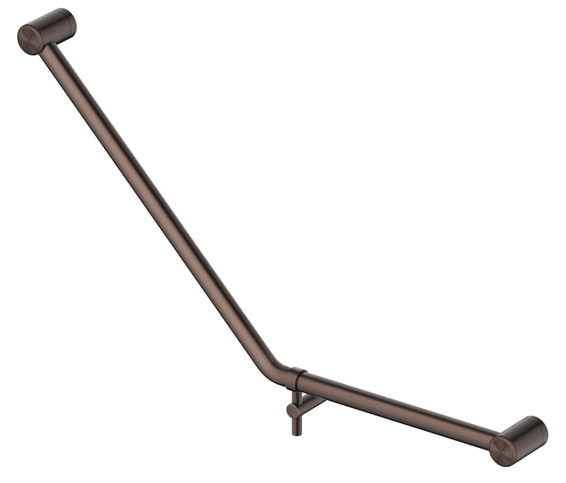Mica Care AMB 450x650mm - 45 Degree Grab Rail - Dusk Bronze
