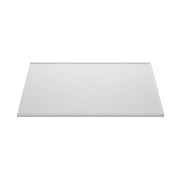 Domus Living 912x1520 Pietra Bianco Shower Floor - 2 Lips - Right Corner
