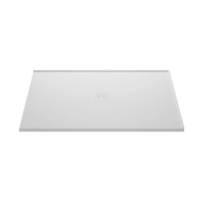 Domus Living 912x1520 Pietra Bianco Shower Floor - 2 Lips - Right Corner