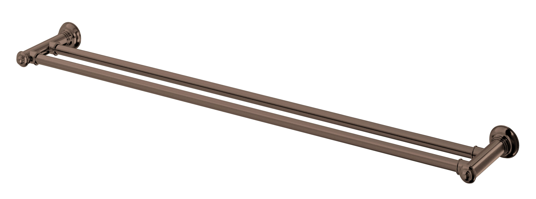 Phoenix Cromford Double Towel Rail 800mm Brushed Bronze