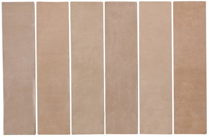 62x250x10.6mm Clay Terra Matt Tile [priced per piece/sold in full boxes of 20 pieces]