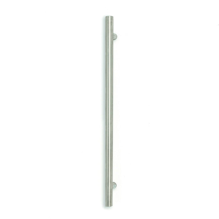 Radiant Heating Vertical Single Heated Towel Bar 40mm X 950mm, Brushed Satin