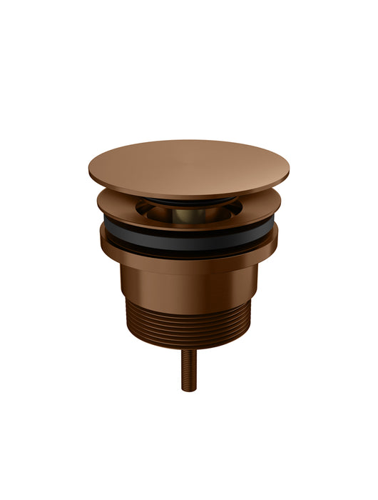 Meir Universal All-in-one Pop Up Waste, Bath & Basin, Lustre Bronze