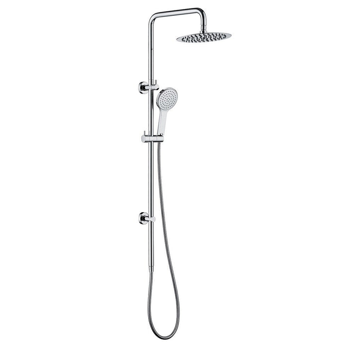 KAYA Twin Rail Shower Chrome