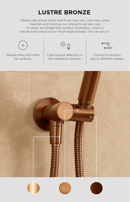 Meir Heated Vertical Towel Rail, Lustre Bronze