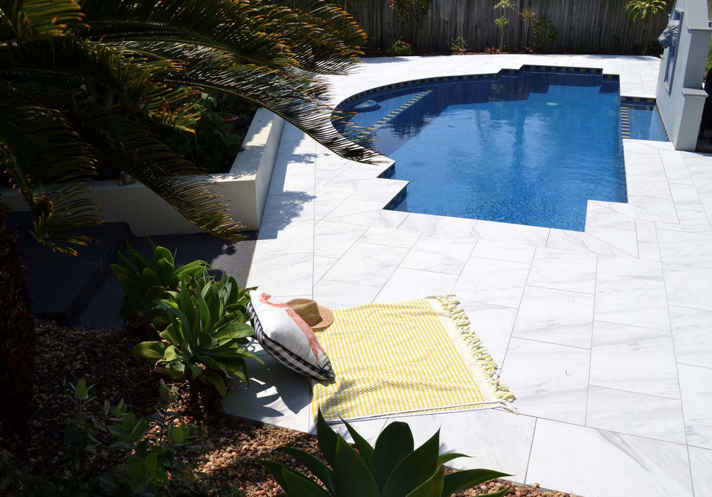 600x600x20mm Marbella Carrara Paver - Grip Finish [0.72m2]